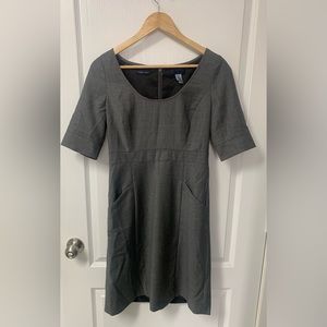 J Crew Size 2 - Gray Dress - EUC